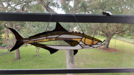 Stained Glass Cobia (19W x 9H)