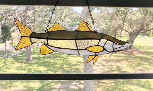 Stained Glass Snook (16W x 6H)