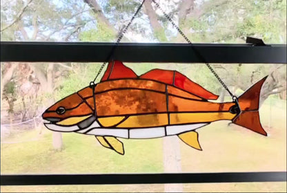 Stained Glass Redfish (19x8)