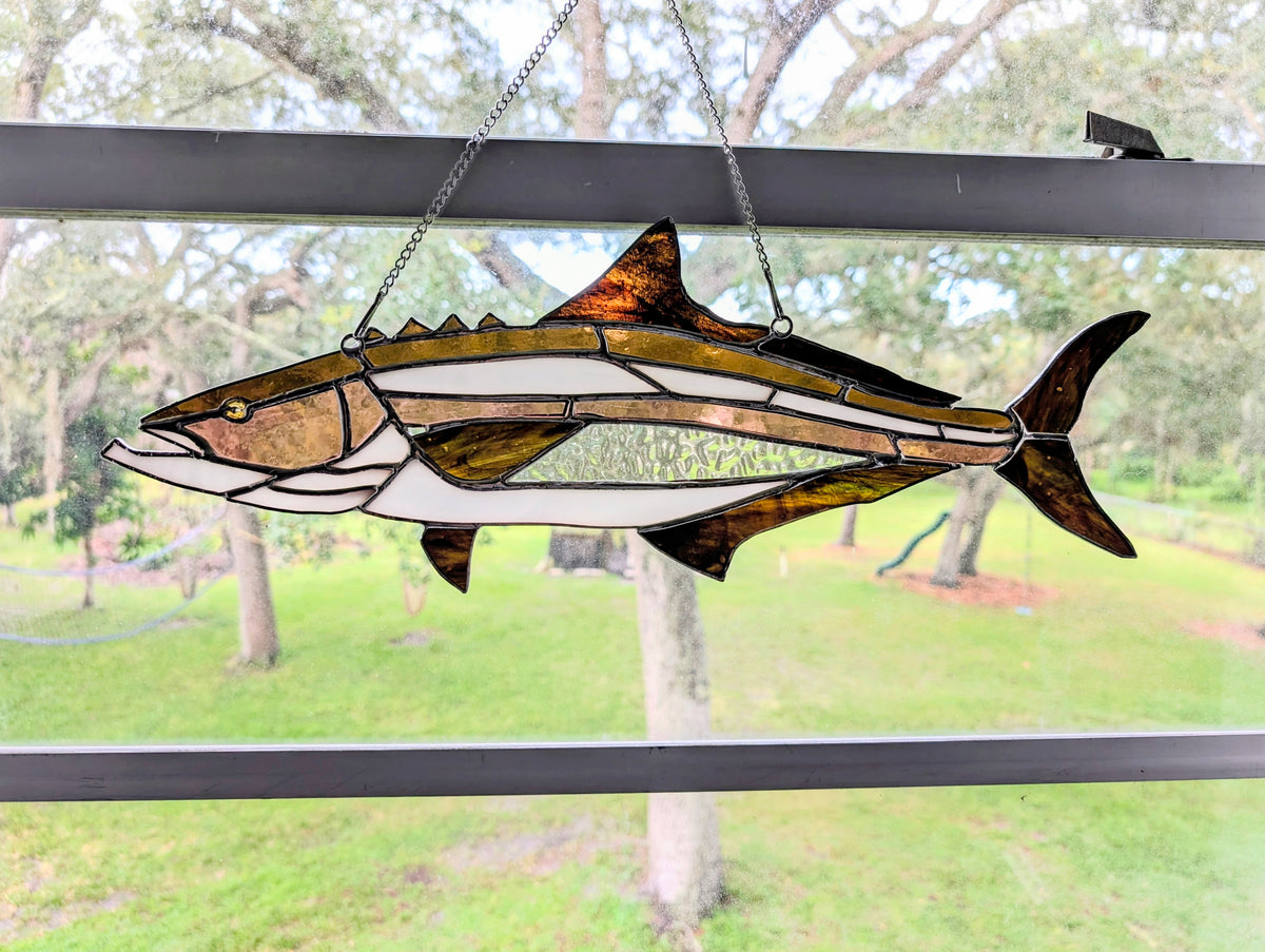 Stained Glass Cobia (19W x 9H)