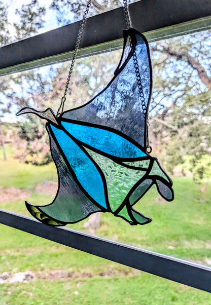 Stained Glass Mantaray (10x9)