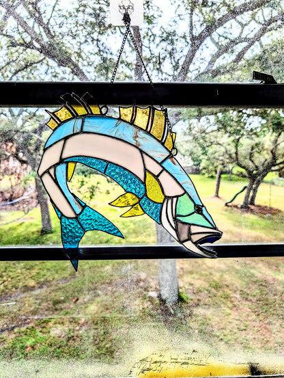 Stained Glass Snook (12Wx15H)