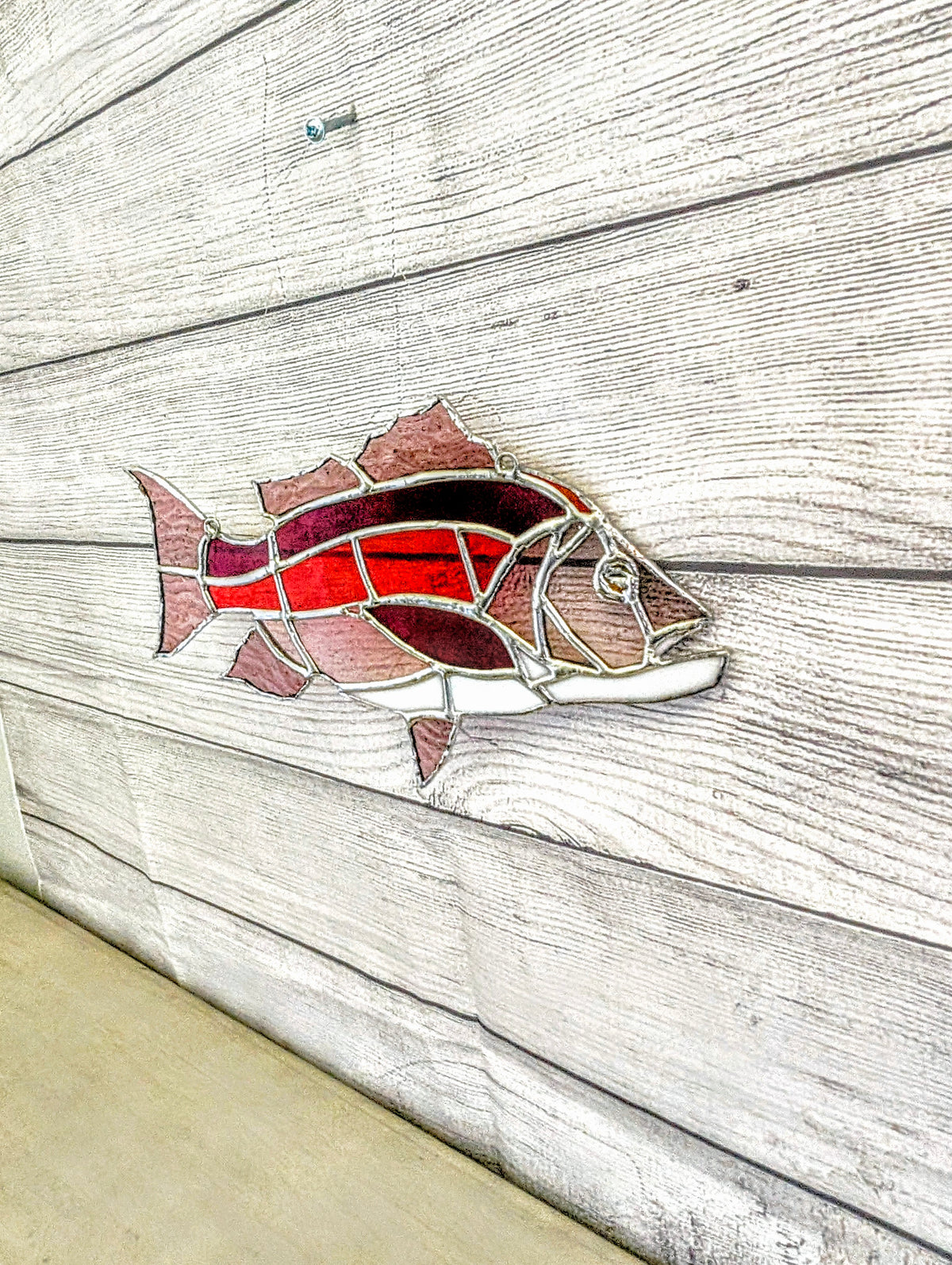 Stained Glass Red Snapper (12W x 6H)