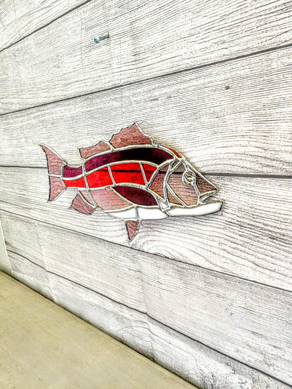 Stained Glass Red Snapper (12W x 6H)