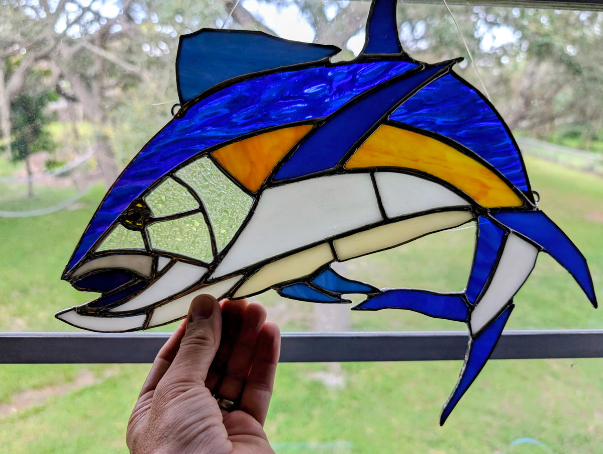 Stained Glass Tuna (14Wx12H)