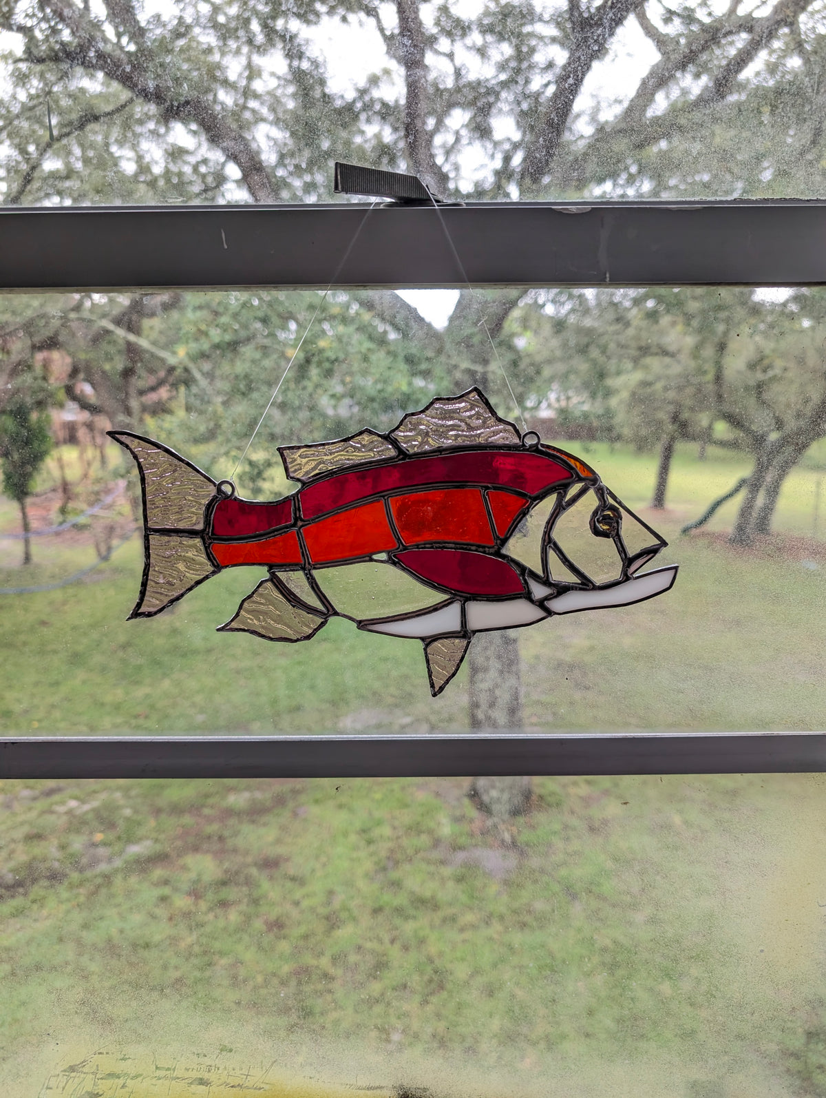 Stained Glass Red Snapper (12W x 6H)