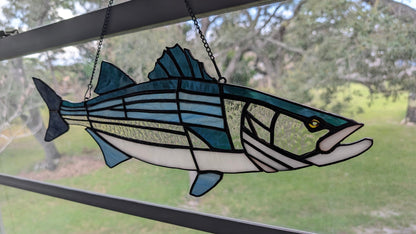 Stained Glass Strip Bass (20W x 8H)
