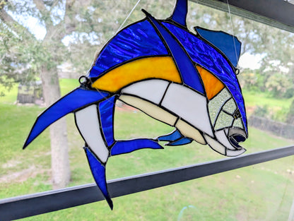Stained Glass Tuna (14Wx12H)