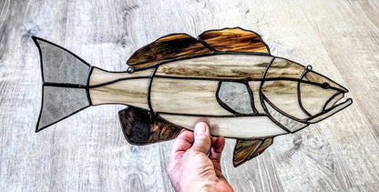 Stained Glass Gag Grouper (17W x 7H)