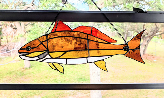 Stained Glass Redfish (19x8)