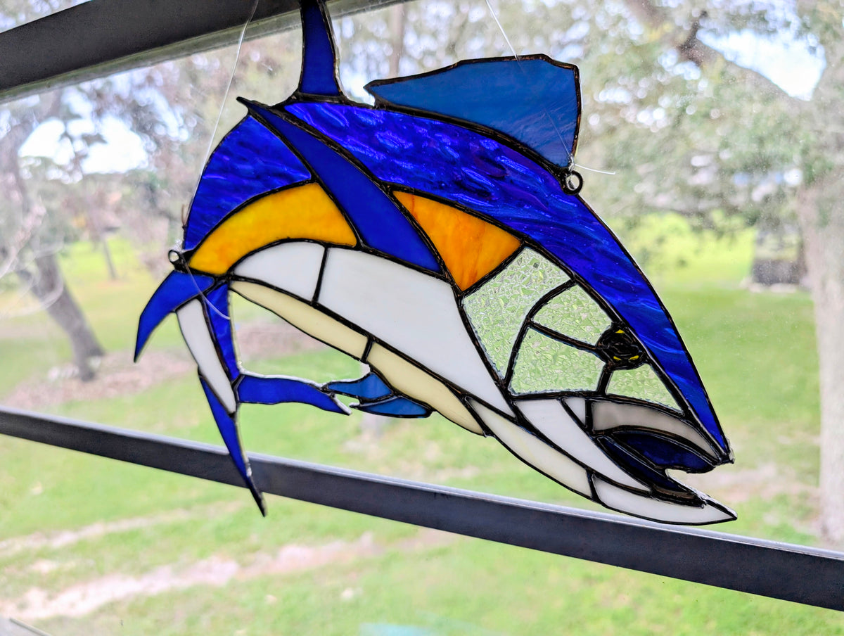 Stained Glass Tuna (14Wx12H)