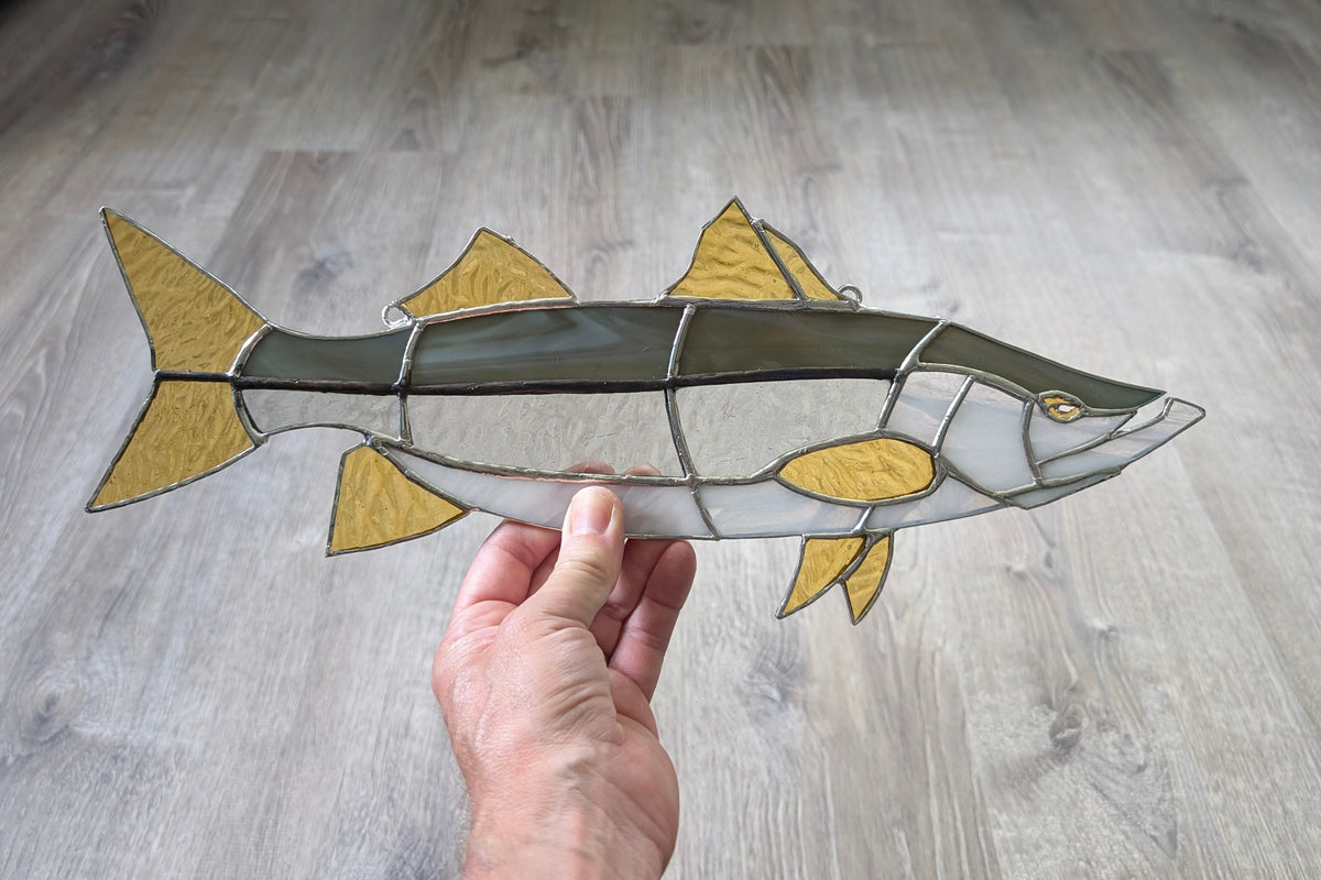 Stained Glass Snook (16W x 6H)