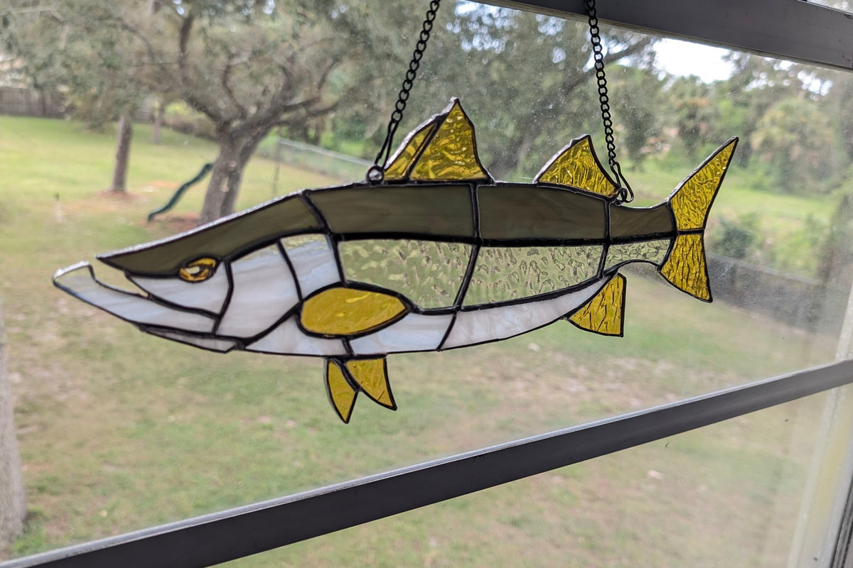 Stained Glass Snook (16W x 6H)