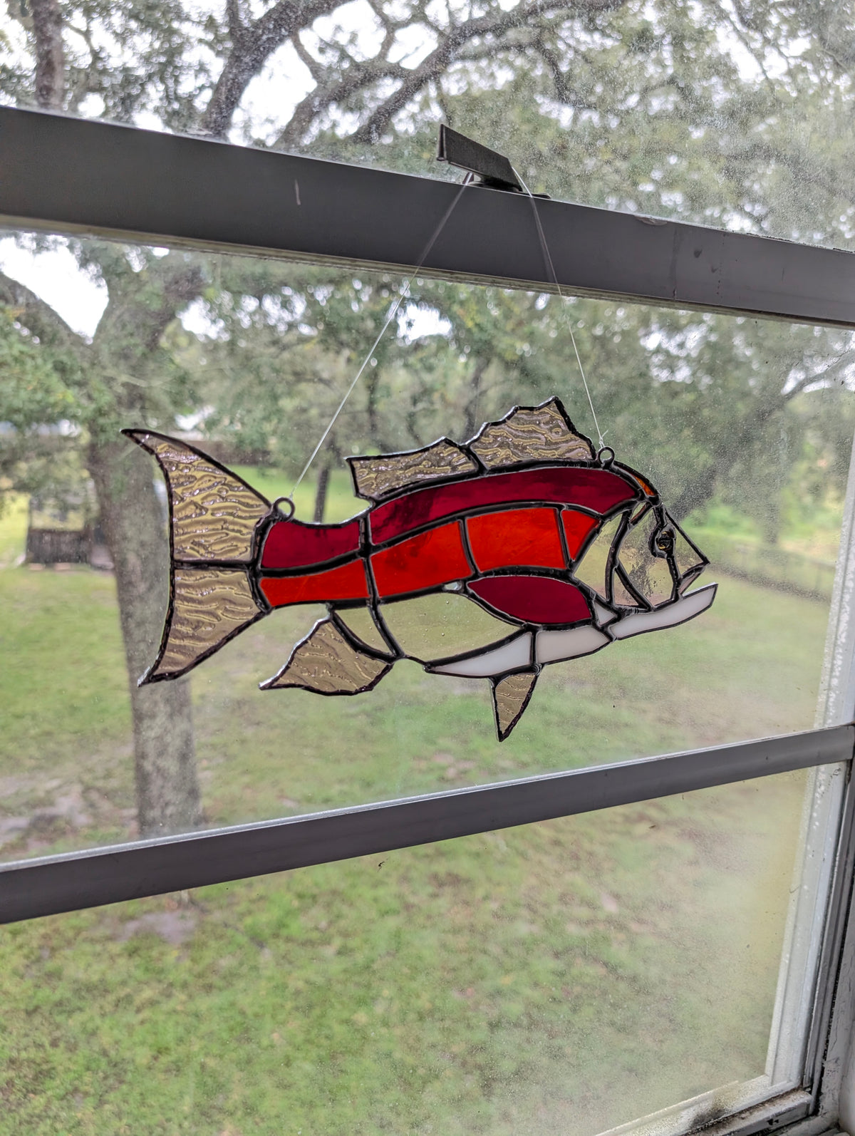 Stained Glass Red Snapper (12W x 6H)