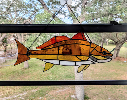 Stained Glass Redfish (19x8)