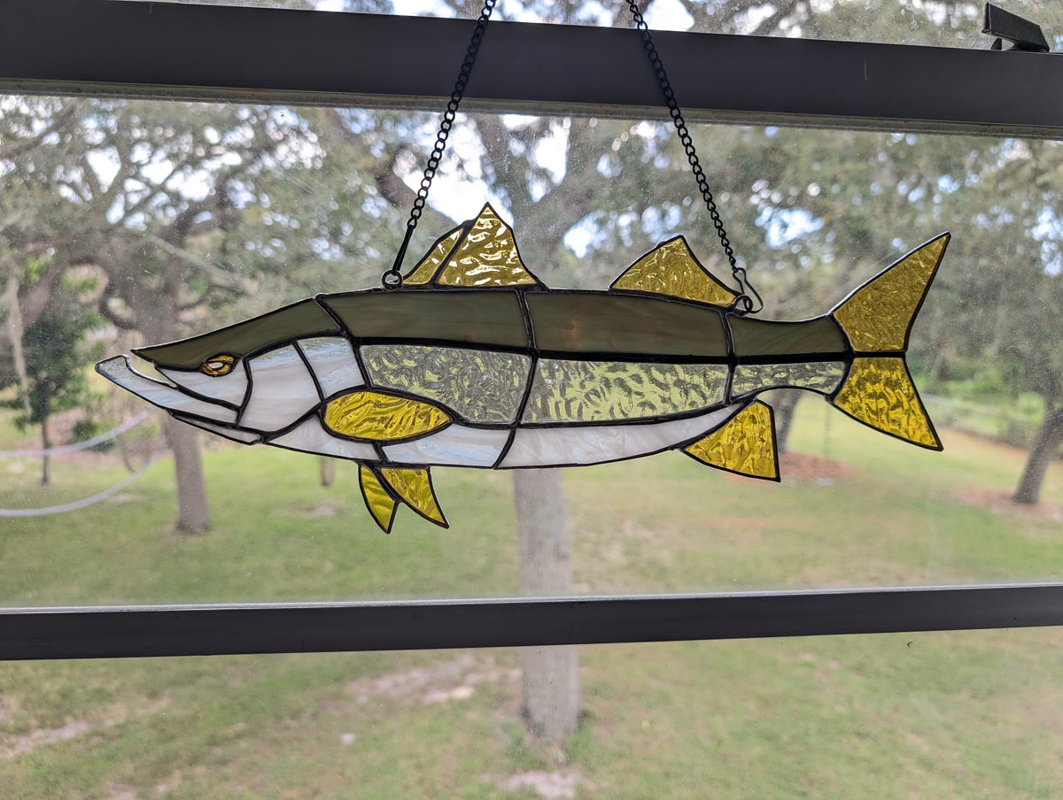 Stained Glass Snook (16W x 6H)