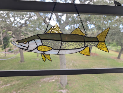 Stained Glass Snook (16W x 6H)