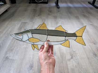 Stained Glass Snook (16W x 6H)