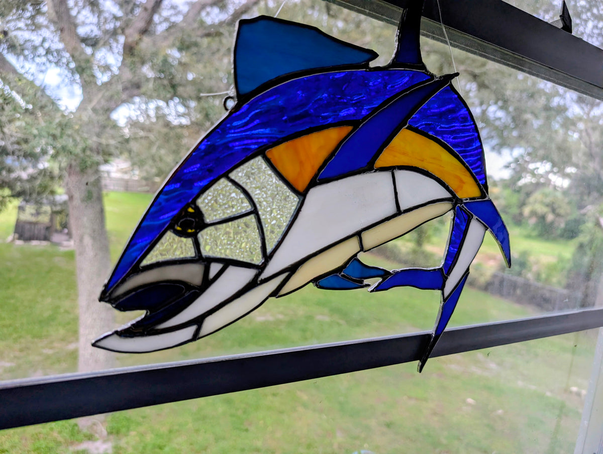 Stained Glass Tuna (14Wx12H)