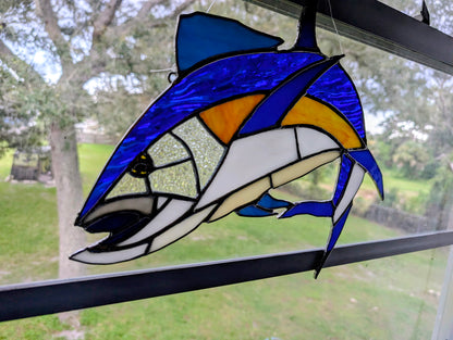 Stained Glass Tuna (14Wx12H)