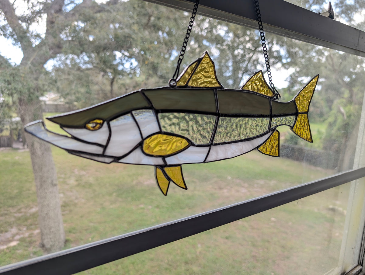 Stained Glass Snook (16W x 6H)