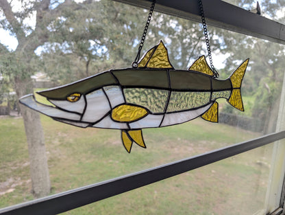 Stained Glass Snook (16W x 6H)