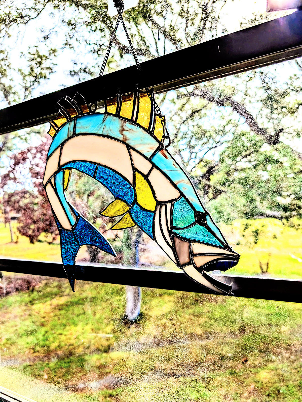Stained Glass Snook (12Wx15H)