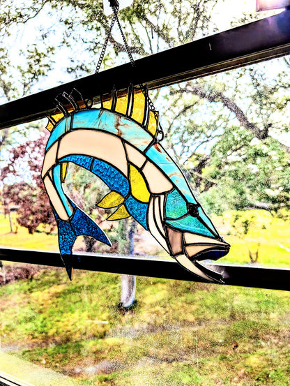 Stained Glass Snook (12Wx15H)