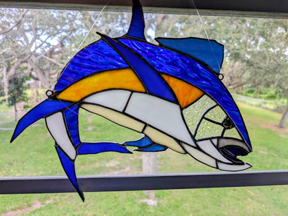 Stained Glass Tuna (14Wx12H)