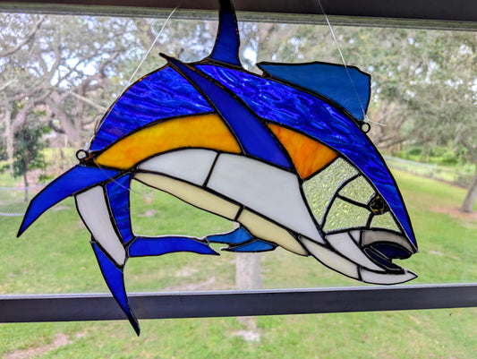 Stained Glass Tuna (14Wx12H)