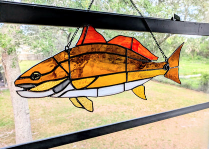 Stained Glass Redfish (19x8)