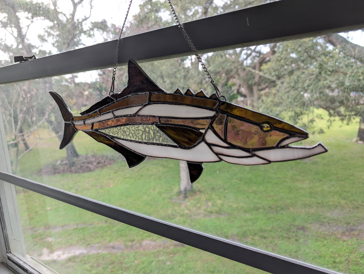 Stained Glass Cobia (19W x 9H)