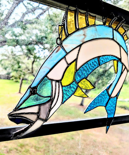 Stained Glass Snook (12Wx15H)