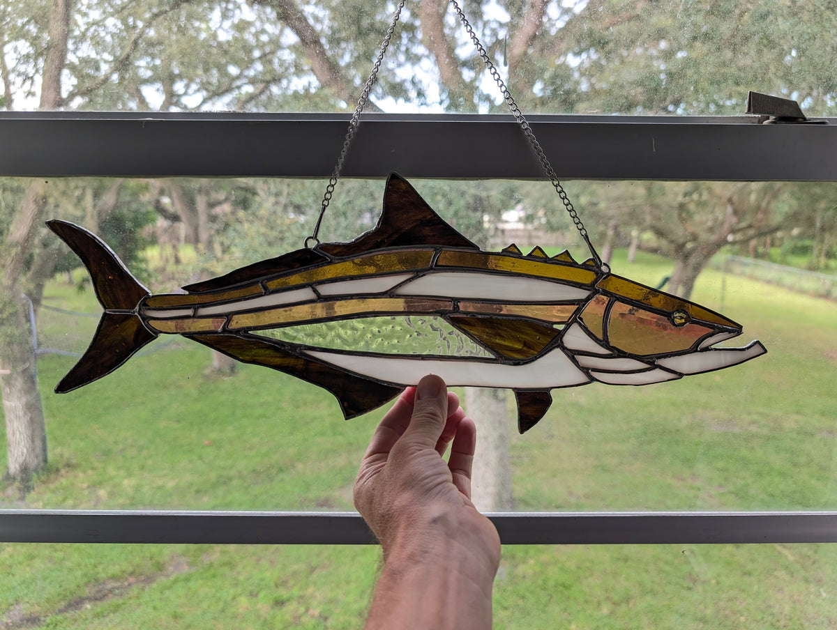 Stained Glass Cobia (19W x 9H)