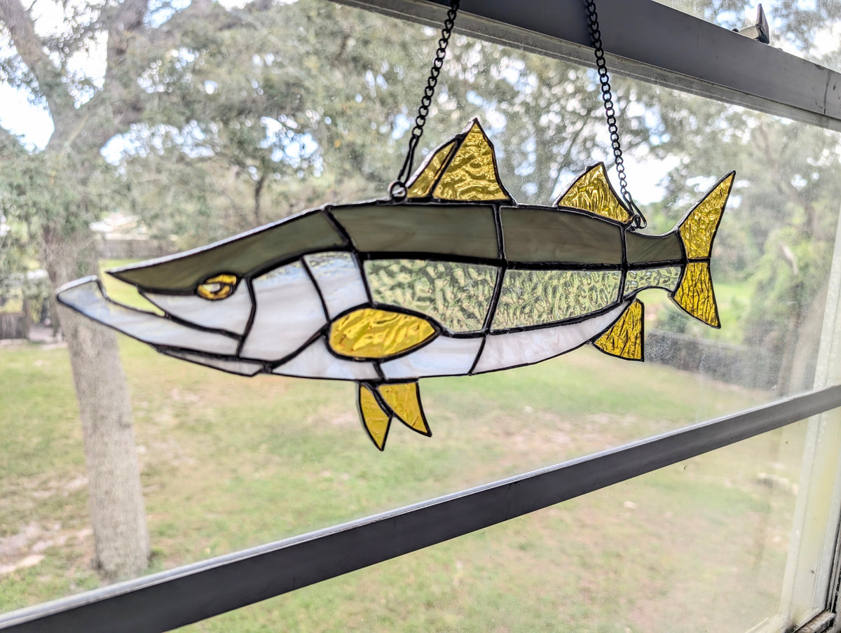 Stained Glass Snook (16W x 6H)