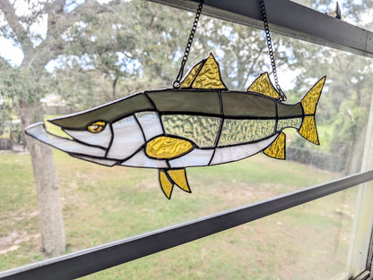 Stained Glass Snook (16W x 6H)